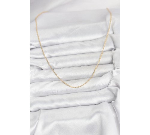 CM 14K Gold Renk Burgu Model 60 cm Kadın Kolye