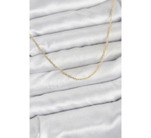 CM 14K Gold Renk Burgu Model 60 cm Kadın Kolye