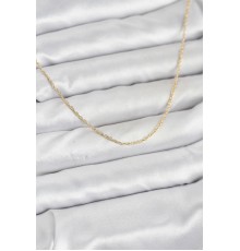 CM 14K Gold Renk Burgu Model 60 cm Kadın Kolye