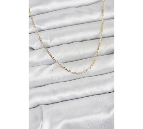 CM 14K Gold Renk Ataç Zincir Model 60 cm Kadın Kolye