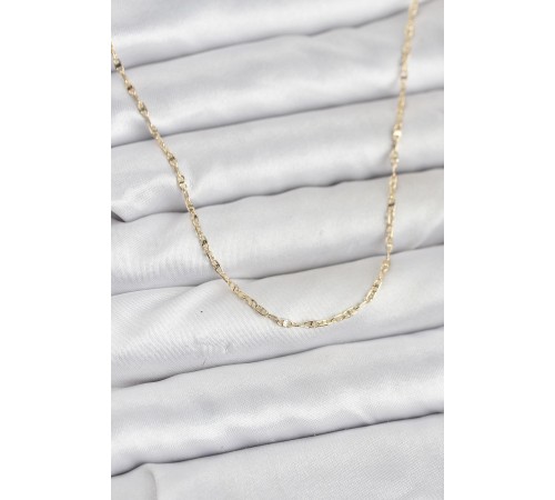 CM 14K Gold Renk Gemici Zincir Model 60 cm Kadın Kolye