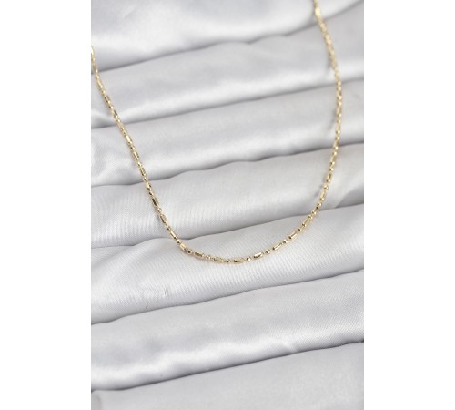 CM 14K Gold Renk Zincirli 60 cm Kadın Kolye