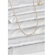 CM 14K Gold Renk Burgu Model 60 cm Kadın Kolye