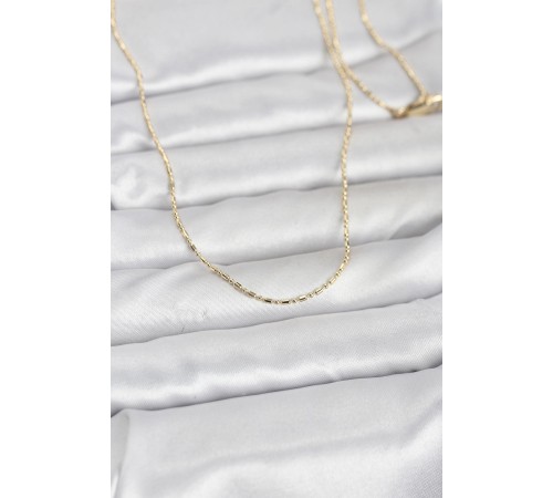 CM 14K Gold Renk Parçalı Topçuk Model 60 cm Kadın Kolye