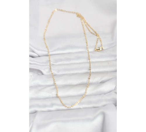 CM 14K Gold Renk Burgu Model 60 cm Kadın Kolye