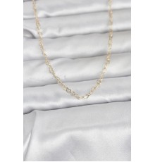 CM 14K Gold Renk Kalp Zincirli 60 cm Kadın Kolye