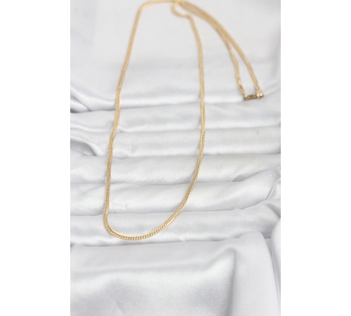 CM 14K Gold Renk Dolgun Zincir Model 60 cm Kadın Kolye
