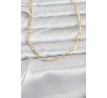 CM 14K Gold Renk Kuşgözü Zincir Model 60 cm Kadın Kolye