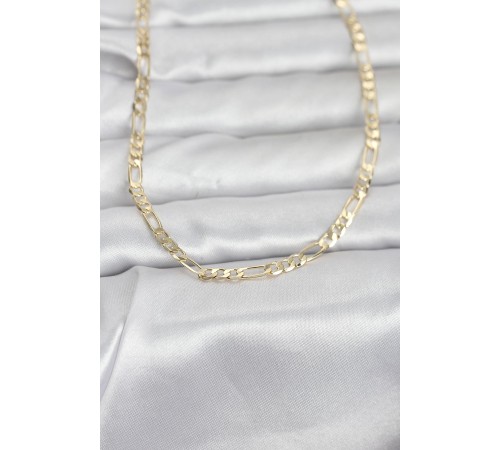 CM 14K Gold Renk Kuşgözü Zincir Model 60 cm Kadın Kolye