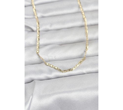 CM 14K Gold Renk Gemici Zincir Model 60 cm Kadın Kolye