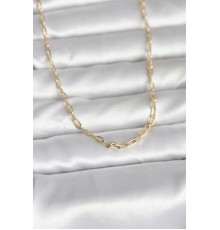 CM 14K Gold Renk Ataç Zincir Model 60 cm Kadın Kolye