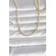 CM 14K Gold Renk Top Zincirli Model 60 cm Kadın Kolye