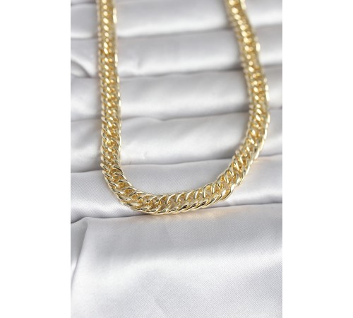CM 14K Gold Renk Kalın Zincir Model 60 cm Kadın Kolye