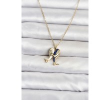 316L Çelik Zincir Gold Renk Dolphin Model Kadın Kolye