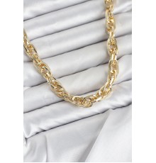 CM Kalın Burgu Model Gold Renk 60 cm Kadın Kolye