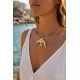 Kırlangıç Model Gold Renk Choker Kadın Kolye