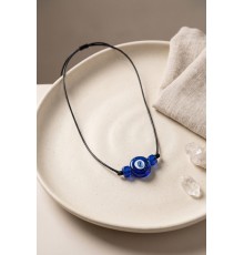 Handmade Bohem Mavi Nazar Kolye