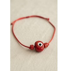 Handmade Bohem Kırmızı Nazar Kolye