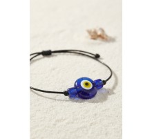 Handmade Bohem Tarz Mavi Göz Nazar Kolye