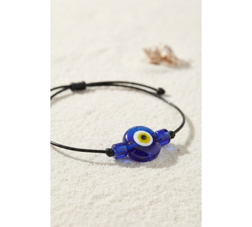 Handmade Bohem Tarz Mavi Göz Nazar Kolye