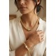 Xuping Singapur Zincir Model Kolye ve Bileklik Set