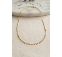 Gold Renk Topçcuk Model 60 cm Kadın Kolye