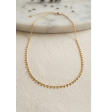 Gold Renk Topçcuk Model 60 cm Kadın Kolye