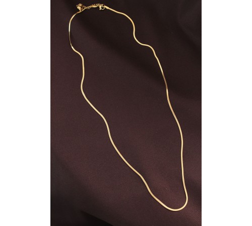 Çelik Gold Renk 60 cm İnce İtalyan Zincir Kolye