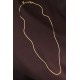 Çelik Gold Renk 60 cm İnce İtalyan Zincir Kolye