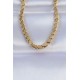 316L Çelik Gold Renk Arpa Model Kolye