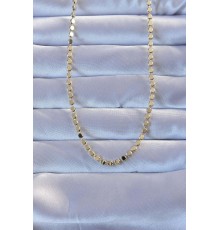 316L Çelik Gold Renk 60 cm Parçalı Ezme Kolye