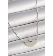 316L Çelik Gümüş Renk Zincir Kuğu Model Kadın Kolye