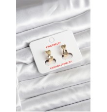 14K Gold Renk Kaplama CM Kadın Küpe