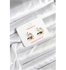 14K Gold Renk Kaplama CM Kadın Küpe