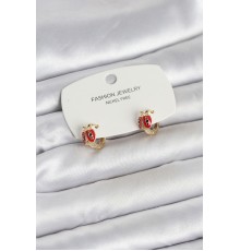 Uğur Böceği Model Gold Renk Pirinç Çocuk Küpe