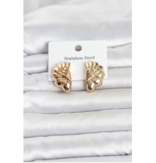 316L Çelik Gold Renk Vintage Model Kadın Küpe