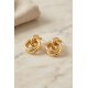 316L Çelik Gold Renk Halka Model Küpe