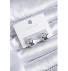 Gümüş Renk Yıldız Model Yıldız Model Pirinç Kadın Küpe