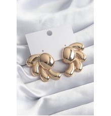 Pirinç Gold Renk Kadın Küpe