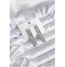 VIP Seri Zirkon Taşlı Su Yolu Kadın Küpe