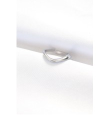Yassı Silver Renk Ayarlanabilir Yüzük