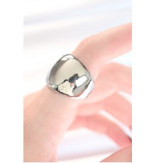 Silver Renk Ayarlanabilir Bombeli Ayna Yüzük