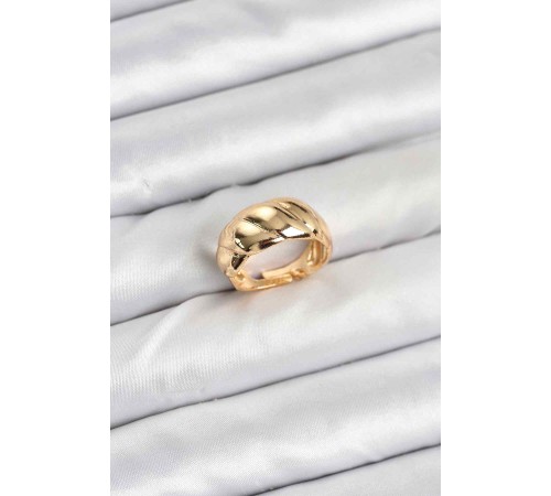 Gold Renk Bombeli Sarmal Yüzük