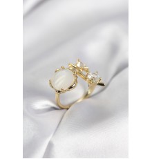 Gold Renk Kutup Yıldızı Model Kadın Yüzük