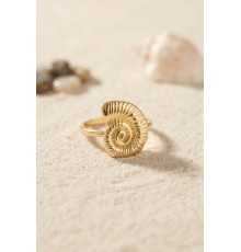 Nautilus Tasarım Gold Renk Kadın Yüzük