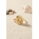 Nautilus Tasarım Gold Renk Kadın Yüzük