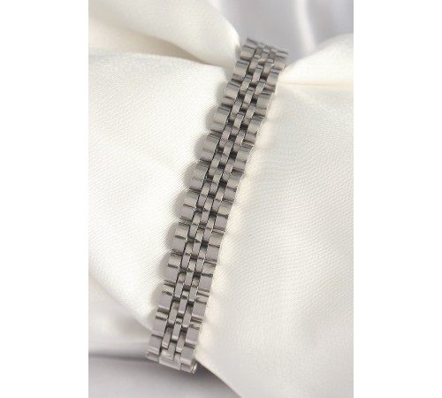 316L Çelik Gümüş Renk Zincir Model Erkek Bileklik