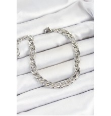 316L Çelik Gümüş Renk Kalın Zincir Erkek Bileklik