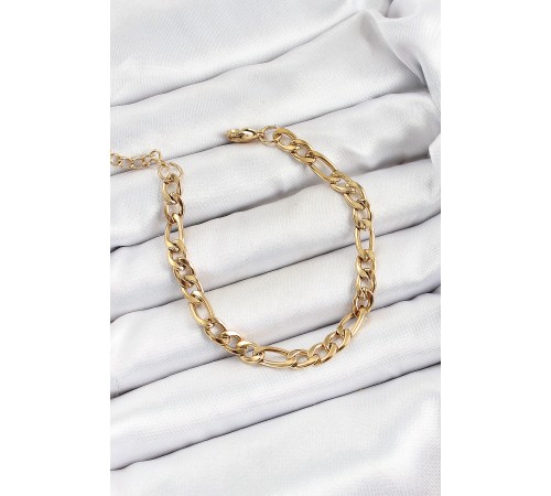 316L Çelik Gold Renk Zincir Erkek Bileklik