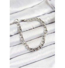 316L Çelik Gümüş Renk Kalın Zincir Erkek Bileklik